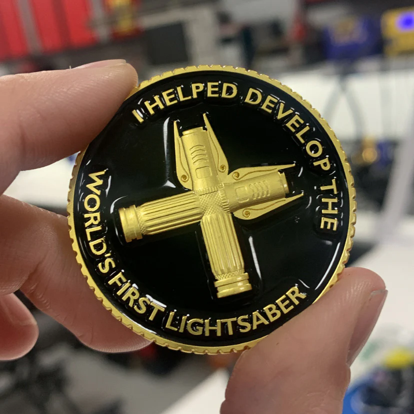 Lightsaber Challenge Coin - Image 3